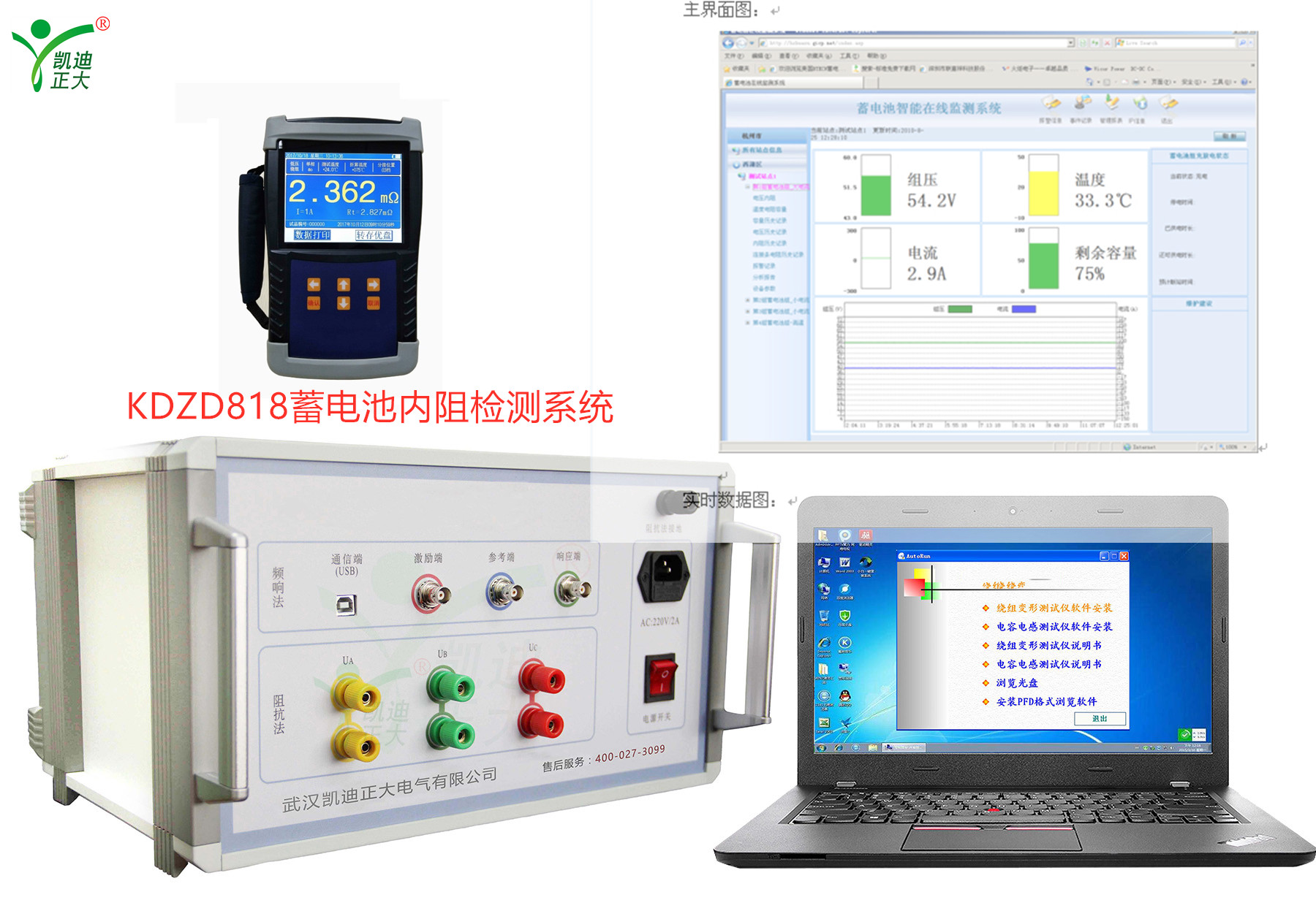 KDZD818蓄電池內阻檢測系統有什么特點？
