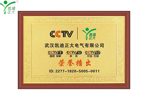 凱迪正大登上CCTV央視廣告，全力打造品牌新高度